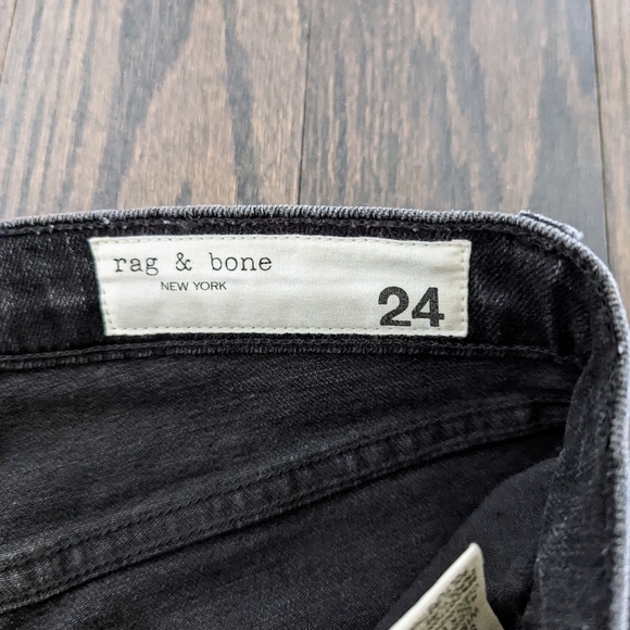 Rag and Bone High Rise Distressed Skinny - Picture 6 of 12